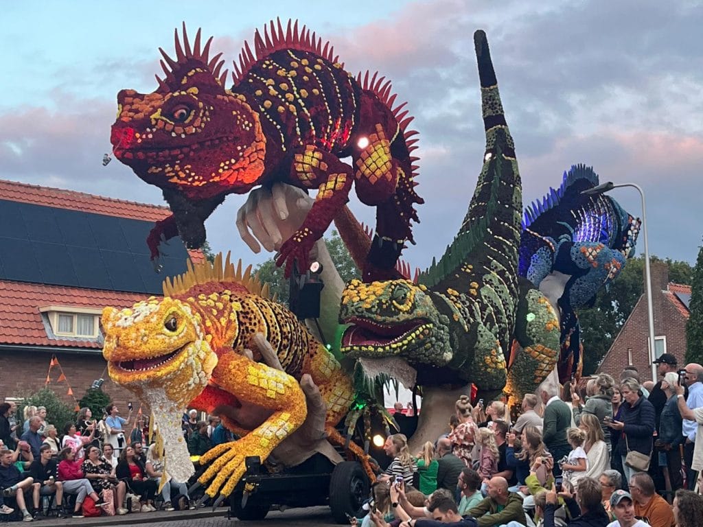 Houseboat Senang bloemencorso Sint Jansklooster