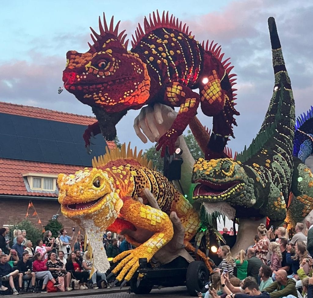Houseboat Senang bloemencorso Sint Jansklooster